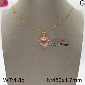 Fashion Copper Necklace  5N4000702ablb-J159