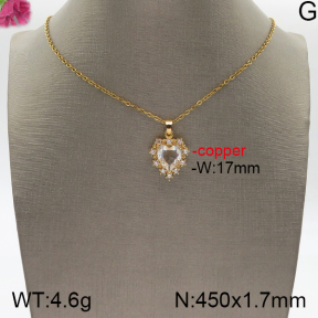 Fashion Copper Necklace  5N4000703ablb-J159