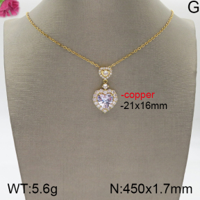 Fashion Copper Necklace  5N4000705bbov-J159