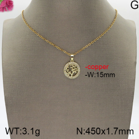 Fashion Copper Necklace  5N4000719vbmb-J159