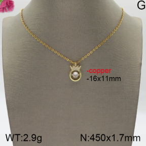 Fashion Copper Necklace  5N4000721bbml-J159