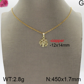 Fashion Copper Necklace  5N4000722bbml-J159
