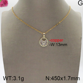 Fashion Copper Necklace  5N4000725ablb-J159