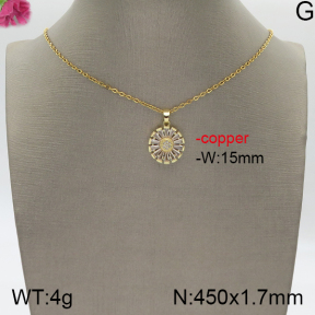Fashion Copper Necklace  5N4000728vbmb-J159