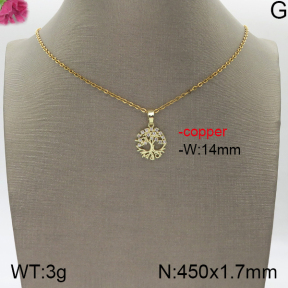 Fashion Copper Necklace  5N4000731ablb-J159