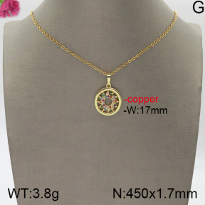 Fashion Copper Necklace  5N4000735vbnb-J159