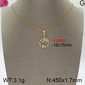 Fashion Copper Necklace  5N4000739bblo-J159
