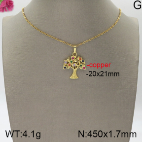 Fashion Copper Necklace  5N4000749vbnb-J159