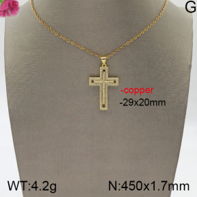 Fashion Copper Necklace  5N4000751bboo-J159