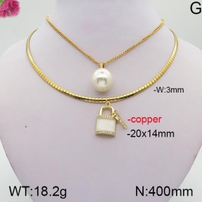 Fashion Copper Necklace  F5N300062ahjb-J133