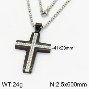 Stainless Steel Necklace  2N2002656vhov-746
