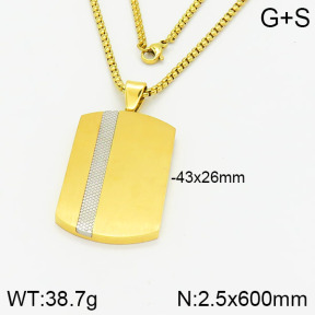 Stainless Steel Necklace  2N2002670ahpv-746