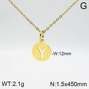Stainless Steel Necklace  2N2002709aajo-742