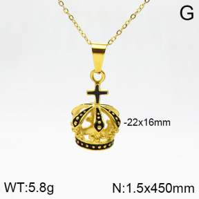Stainless Steel Necklace  2N2002715vbll-742