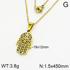 Stainless Steel Necklace  2N2002725ablb-742