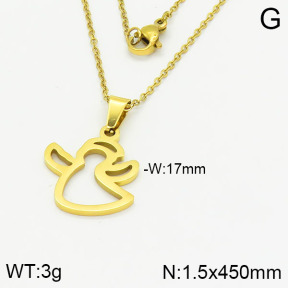 Stainless Steel Necklace  2N2002749aajo-742