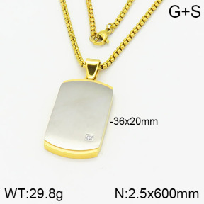 Stainless Steel Necklace  2N4001542vhov-746