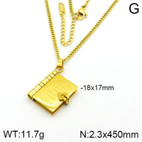Stainless Steel Necklace  2N2002760ahjb-434
