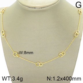 Stainless Steel Necklace  2N2002774vbpb-493