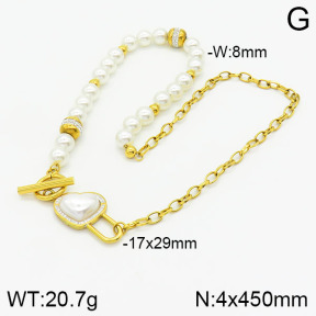 Stainless Steel Necklace  2N3001057bvpl-434