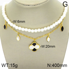 Stainless Steel Necklace  2N3001059bhbl-434