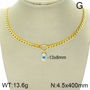 Stainless Steel Necklace  2N3001074bbov-493