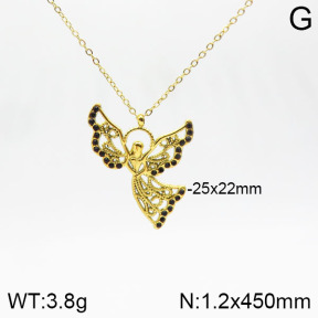 Stainless Steel Necklace  2N4001654bbov-493