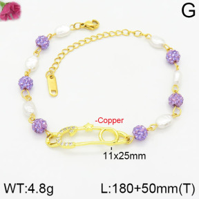 Fashion Copper Bracelet  F2B300436vbpb-J158