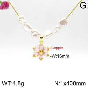 Fashion Copper Necklace  F2N300072vbnb-J158