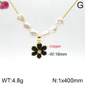 Fashion Copper Necklace  F2N300073vbnb-J158