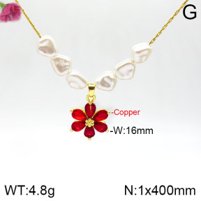 Fashion Copper Necklace  F2N300074vbnb-J158