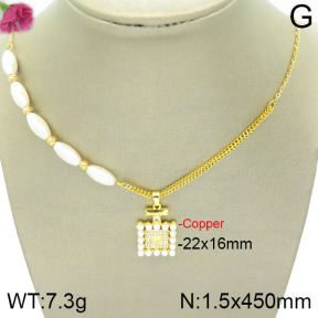 Fashion Copper Necklace  F2N300078bbov-J158