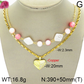 Fashion Copper Necklace  F2N300079vhha-J158