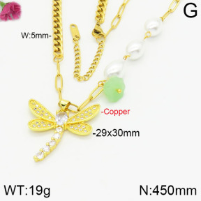 Fashion Copper Necklace  F2N300080vhha-J158