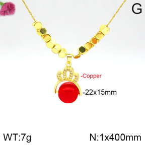 Fashion Copper Necklace  F2N400493vbnb-J158