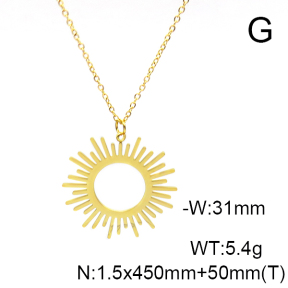 Stainless Steel Necklace  6N2003725ablb-908