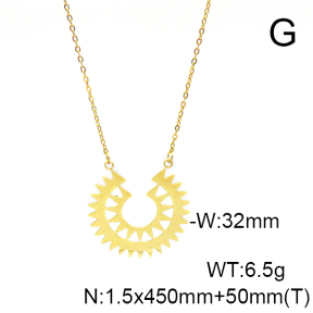 Stainless Steel Necklace  6N2003729ablb-908
