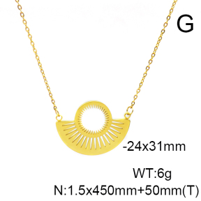 Stainless Steel Necklace  6N2003735ablb-908