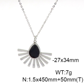 Stainless Steel Necklace  6N4003909ablb-908