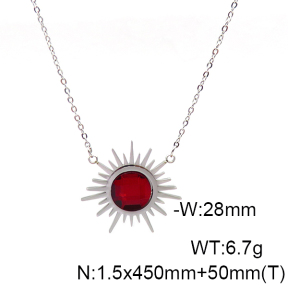 Stainless Steel Necklace  6N4003923ablb-908