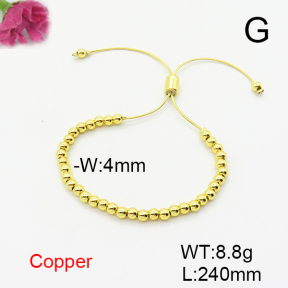 Fashion Copper Bracelet  F6B200131ablb-L017