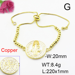 Fashion Copper Bracelet  F6B300828vbmb-L017