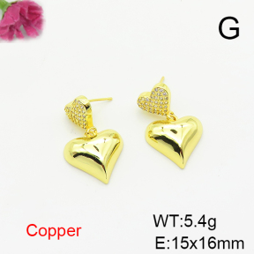 Fashion Copper Earrings  F6E404625vbnb-L017