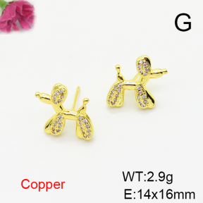 Fashion Copper Earrings  F6E404627vbnb-L017