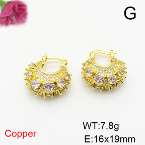 Fashion Copper Earrings  F6E404635bhva-L017