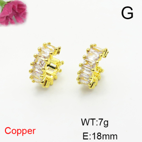 Fashion Copper Earrings  F6E404637bbov-L017