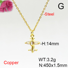 Fashion Copper Necklace  F6N405745avja-L017