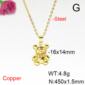 Fashion Copper Necklace  F6N405755avja-L017