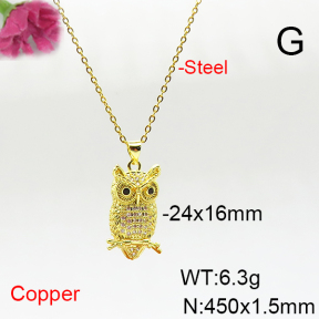 Fashion Copper Necklace  F6N405760baka-L017