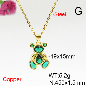 Fashion Copper Necklace  F6N405766ablb-L017